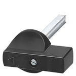 3KX3536-1AA (3KX35361AA) ПРИНАДЛЕЖНОСТЬ ДЛЯ РАЗЪЕДИНИТЕЛЯ-ПРЕДОХРАНИТЕЛЯ 3KA53, 3KL52, 3KL53, 3KM52, 3KM53 ЧЕРНАЯ РУКОЯТКА, 62MM ДЛИНА, С ОТВЕРСТИЕМ ДЛЯ ВАЛА 8 X 8MM