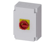 3LD2766-0TB53 (3LD27660TB53, 3LD2766-OTB53, 3LD2766OTB53) АВАРИЙНЫЙ ГЛАВНЫЙ ВЫКЛЮЧАТЕЛЬ 3 ПОЛЮСА IU=100, P/AC-23A AT 400V=37KW 1 N-КЛЕММА + 1 PE-КЛЕММА ВСТРОЕН В M.P.КОРПУС, IP65 ПОВОРОТНАЯ РУКОЯТКА КРАСНАЯ/ЖЕЛТАЯ МЕТРИЧЕСКОЕ КРЕПЛЕНИЕ