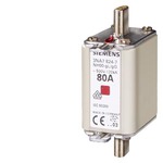 3NA7824-7 (3NA78247) ПЛАВКАЯ ВСТАВКА НИЗКОВОЛЬТНАЯ GL/GG С НЕИЗОЛИРОВАННЫМИ ВЫСТУПАМИ ДЛЯ МОНТ./ДЕМОНТ. С ЦЕНТРАЛЬНЫМ ИНДИКАТОРОМ ТИПОРАЗМЕР 00, Iном.=80A, Uном.=500В