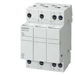 3NW7033 (3NW7O33) МОДУЛЬНЫЙ ДЕРЖАТЕЛЬ ДЛЯ ЦИЛИНДРИЧЕСКИХ ПРЕДОХРАНИТЕЛЕЙ РАЗМЕР 10X38MM 32A, 3-ПОЛЮСН.