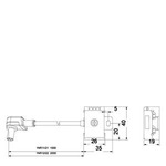 Купить 3RK1901-1NR22 (3RK19011NR22, 3RK19O1-1NR22, 3RK19O11NR22) AS-INTERFACE M12 BRAНЗH AS-I И U-AUX, CABLE, 2M, WITH M12 ANGLE PLUG IP 67/68/69K, MAX. 6A