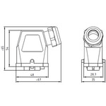 Купить 3RK1911-2BE50 (3RK19112BE50, 3RK1911-2BE5O, 3RK19112BE5O) 5 CONTACT SOCKETS 2,5MM2 CONNECTOR SET POWER SUPPLY F. CONNECTION TO MS, RSM OF ET 200PRO W. SLEEVE HOUSING ANGLED OUTLET SOCKET INSERT HAN Q4/2 INCL. SCREW FITTING