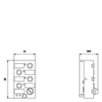 Купить 3RK2200-0CQ22-0AA3 (3RK22000CQ220AA3, 3RK22OO-OCQ22-OAA3, 3RK22OOOCQ22OAA3) AS-ИНТЕРФЕЙС КОМПАКТНЫЙ МОДУЛЬ K45 A/B-SLAVE, ЦИФР., 2X2E, IP67 2X2 ВХОД, MAX. 200 MA, PNP 2 X M12-ГНЕЗДА Y-ИСПОЛНЕНИЕ, МОНТ.ПЛ. 3RK1901-2EA00 ИЛИ 3RK1901-2DA00 ЗАКАЗЫВАЕТСЯ ОТДЕЛЬНО