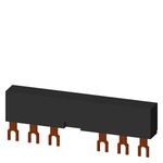 Купить 3RV1915-3AB (3RV19153AB) 3-ФАЗНАЯ ШИНКА, МОДУЛЬНОЕ РАССТОЯНИЕ 63 MM, ДЛЯ 2 АВТОМАТИЧЕСКИХ ВЫКЛЮЧАТЕЛЕЙ + АКСЕССУАРЫ
