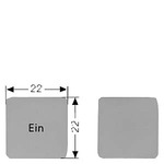 Купить 3SB1901-3AK (3SB19013AK, 3SB19O1-3AK, 3SB19O13AK) ТАБЛИЧКА ДЛЯ НАДПИСИ ДЛЯ 3SB18 КНОПОК В КОРПУСЕ HALT