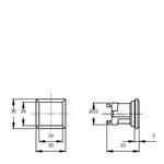 Купить 3SB3110-0DA11 (3SB31100DA11, 3SB311O-ODA11, 3SB311OODA11) ИСПОЛНИТЕЛЬНЫЙ ЭЛЕМЕНТ КНОПКА ПЛОСКАЯ ЧЕРНАЯ