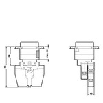 3SB3247-0AA21 (3SB32470AA21, 3SB3247-OAA21, 3SB3247OAA21) КОМПЛЕКТНОЕ УСТРОЙСТВО КРУГЛОЕ КНОПКА С ПОДСВЕТКОЙ 1НO+1НЗ + ВСТРОЕННЫЙ СВЕТОДИОД 24V UC КРАСНЫЙ С ДЕРЖАТЕЛЕМ