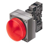 3SB3652-6BA20 (3SB36526BA20, 3SB3652-6BA2O, 3SB36526BA2O) КОМПЛЕКТНОЕ УСТРОЙСТВО КРУГЛАЯ СИГНАЛЬНАЯ ЛАМПА, МЕТАЛЛ С КОНЦЕНТРИЧЕСКИМ КОЛЬЦОМ ВСТРОЕННЫЙ СВЕТОДИОД 230V AC КРАСНЫЙ С ДЕРЖАТЕЛЕМ