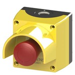 3SB3801-2EF3 (3SB38012EF3, 3SB38O1-2EF3, 3SB38O12EF3) HOUSING A=АВАРИЙНАЯ ГРИБОВИДНАЯ КНОПКА  2НЗ 1 ТОЧКА УПРАВЛЕНИЯ, МЕТ. С ЗАЩИТНЫМ КОЗЫРЬКОМ ДЛЯ METRIC THREAD