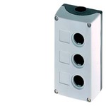 3SB3803-2AA3 (3SB38032AA3, 3SB38O3-2AA3, 3SB38O32AA3) ПУСТОЙ КОРПУС МЕТАЛЛ 3 КОМАНДНЫЕ ТОЧКИ СЕРАЯ КРЫШКА ДЛЯ МЕТРИЧЕСКОГО ЗАВИНЧИВАНИЯ