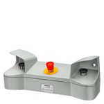 Купить 3SB3863-4BC (3SB38634BC) TWO-HAND OPERATION CONSOLE FOR CONTROL DEVICES, 22MM, ROUND, ENCLOSURE MATERIAL METAL, ENCLOSURE TOP PART GRAY, 3 COMMAND POINTS, WITHOUT FASTENING
