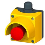 Купить 3SF5811-2AB08 (3SF58112AB08, 3SF5811-2ABO8, 3SF58112ABO8) AS-INTERFACE ENCLOSURE FOR COMMAND DEVICES, 22MM, ROUND, ENCLOSURE MATERIAL METAL, YELLOW ENCLOSURE TOP PART, WITH PROTECTIVE COLLAR, 1 COMMAND POINT, A=EMERGEN.-STOP MUSHROOM PUSHBUTTON RED, 40MM, ROTATE TO UNLATCH, 1NC, 1NC, CABLE ENTRY FOR SHAPED CABLE ON TOP