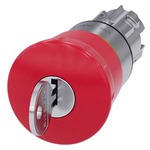 Купить 3SU1050-1HH20-0AA0 (3SU10501HH200AA0, 3SU1O5O-1HH2O-OAAO, 3SU1O5O1HH2OOAAO) АКТУАТОР АВАРИЙНОЙ ГРИБОВИДНОЙ КНОПКИ, 22MM, КРУГЛ., ГЛЯНЦЕВЫЙ МЕТАЛЛ, КНОПКА КРАСНАЯ, 40MM,C ЗАМКОМ RONIS, НОМЕР ЗАМКА 421, ПОДТВЕРЖДЕНИЕ СРАБАТЫВАНИЯ ФИКСАЦИЕЙ (POSITIVE LATCHING), KEY-OPERATED RELEASE