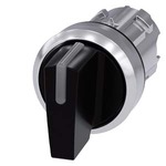 Купить 3SU1052-2BM10-0AA0 (3SU10522BM100AA0, 3SU1O52-2BM1O-OAAO, 3SU1O522BM1OOAAO) SELECTOR SWITCH, CAN BE ILLUM., 22MM, ROUND, METAL, SHINY, BLACK, SHORT SELECTOR SWITCH, 3 SWITCH POSITIONS I>O<II, MOMENTARY CONTACT TYPE, ACTUATING ANGLE 2X45 DEG., 10:30H/12H/13:30H