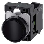 Купить 3SU1100-0AB10-3BA0-ZY13 (3SU11000AB103BA0ZY13, 3SU11OO-OAB1O-3BAO-ZY13, 3SU11OOOAB1O3BAOZY13) КНОПКА, 22MM, КРУГЛАЯ, ПЛАСТИК, ЧЁРНАЯ, ПЛОСКАЯ КНОПКА, КОНТАКТЫ МГНОВЕННОГО ДЕЙСТВИЯ, С ДЕРЖАТЕЛЕМ 1NO,  ПРУЖИННЫЕ КЛЕММЫ, С ГРАВИРОВКОЙ ЛАЗЕРОМ, SYMBOL NUMBER ACC. TO, ISO7000 OR IEC60417