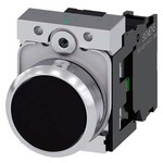 Купить 3SU1150-0AB10-1BA0-ZY10 (3SU11500AB101BA0ZY10, 3SU115O-OAB1O-1BAO-ZY1O, 3SU115OOAB1O1BAOZY1O) КНОПКА, 22MM, КРУГЛАЯ, МЕТАЛЛИЧЕСКАЯ ГЛЯНЦЕВАЯ, ЧЁРНАЯ, ПЛОСКАЯ КНОПКА, КОНТАКТЫ МГНОВЕННОГО ДЕЙСТВИЯ, С ДЕРЖАТЕЛЕМ, 1NO, ВИНТОВЫЕ КЛЕММЫ, С ГРАВИРОВКОЙ ЛАЗЕРОМ, UPPER AND LOWER CASE, START OF LINE ALWAYS UPPER CASE