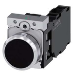 Купить 3SU1150-0AB10-1FA0-ZY15 (3SU11500AB101FA0ZY15, 3SU115O-OAB1O-1FAO-ZY15, 3SU115OOAB1O1FAOZY15) КНОПКА, 22MM, КРУГЛАЯ, МЕТАЛЛИЧЕСКАЯ ГЛЯНЦЕВАЯ, ЧЁРНАЯ, ПЛОСКАЯ КНОПКА, КОНТАКТЫ МГНОВЕННОГО ДЕЙСТВИЯ, С ДЕРЖАТЕЛЕМ, 1NO+1NC, ВИНТОВЫЕ КЛЕММЫ, С ГРАВИРОВКОЙ ЛАЗЕРОМ, UPPER AND LOWER CASE, START OF WORD ALWAYS UPPER CASE