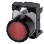 Купить 3SU1201-0EB20-0AA0-ZY11 (3SU12010EB200AA0ZY11, 3SU12O1-OEB2O-OAAO-ZY11, 3SU12O1OEB2OOAAOZY11) АКТУАТОР КНОПКИ С ВЫСОКИМ ФРОНТАЛЬНЫМ КОЛЬЦОМ (12MM), 22MM, КРУГЛ., ПЛАСТИК, КНОПКА ПЛОСКАЯ КРАСНАЯ С ВОЗМОЖНОСТЬЮ ПОДСВЕТКИ, БЕЗ ФИКСАЦИИ, С ДЕРЖАТЕЛЕМ, С ГРАВИРОВКОЙ ЛАЗЕРОМ, ВЕРХНИЙ РЕГИСТР