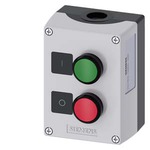 Купить 3SU1802-0AB00-2AB1 (3SU18020AB002AB1, 3SU18O2-OABOO-2AB1, 3SU18O2OABOO2AB1) ПОСТ УПРАВЛЕНИЯ, 22MM, С КРУГЛЫМИ ВЫРЕЗАМИ, МАТЕРИАЛ КОРПУСА - ПЛАСТИК, КРЫШКА КОРПУСА - СЕРАЯ, 2 КОМАНДНЫХ ТОЧКИ, ПЛАСТИК, B=КНОПКА ЗЕЛЁНАЯ, МАРКИРОВКА: I, 1НО, ВИНТОВЫЕ КЛЕММЫ, A=КНОПКА КРАСНАЯ, МАРКИРОВКА: O, 1НЗ, ВИНТОВЫЕ КЛЕММЫ, МОНТАЖ КОНТАКТНЫХ МОДУЛЕЙ - НА ОСНОВАНИИ КОРПУСА, TOP AND BOTTOM 1 X M20 EACH