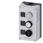 Купить 3SU1803-0AC00-2AB1 (3SU18030AC002AB1, 3SU18O3-OACOO-2AB1, 3SU18O3OACOO2AB1) ПОСТ УПРАВЛЕНИЯ, 22MM, С КРУГЛЫМИ ВЫРЕЗАМИ, МАТЕРИАЛ КОРПУСА - ПЛАСТИК, КРЫШКА КОРПУСА - СЕРАЯ, 3 КОМАНДНЫХ ТОЧКИ, ПЛАСТИК, C=INDICATOR LIGHT CLEAR, МАРКИРОВКА, LED 24V, ВИНТОВЫЕ КЛЕММЫ, B=КНОПКА БЕЛАЯ, МАРКИРОВКА: I, 1НО, ВИНТОВЫЕ КЛЕММЫ, A=КНОПКА ЧЁРНАЯ, LABEL:O, 1НЗ, SCREW TERMINAL, МОНТАЖ КОНТАКТНЫХ МОДУЛЕЙ - НА ОСНОВАНИИ КОРПУСА, TOP AND BOTTOM 1 X M20 EACH