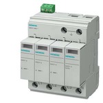 5SD7464-1 (5SD74641) ОГРАНИЧИТЕЛЬ ПЕРЕНАПРЯЖЕНИЙ ТИП 2 REQUIREMENT КАТЕГОРИЯ C, UC 350V PLUG-IN PROTECTION BLOCKS 4ПОЛ., 3+1 CIRCUIT ДЛЯ TN-S AND TT SYSTEMS W. REMOTE DISPLAY
