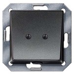 Купить 5TG1221 DELTA I-SYSTEM  ЧЕРНЫЙ МЕТАЛЛИК  ЗАЩИТНАЯ КРЫШКА РОЗЕТКИ 55X55MM
