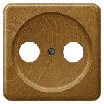 Купить 5TG1675 DELTA NATURE ВИШНЯ КРЫШКА РОЗЕТКИ ДЛЯ RF/TV/SAT 62X62MM 2 ОТВЕРТСИЯ