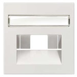 Купить 5TG1821 DELTA PROFIL ТИТАНОВО-БЕЛЫЙ КРЫШКА СИСТЕМНОЙ РОЗЕТКИ CAT. 3+5/ BTR CAT.6 65X65MM С ПОЛЕМ ДЛЯ ПОМЕТОК