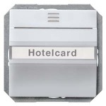 Купить 5TG4821 DELTA  I-SYSTEM АЛЮМИНЕВЫЙ МЕТАЛЛИКПЕРЕКЛЮЧАТЕЛЬ ДЛЯ ОТЕЛЬНЫХ КАРТ 1CO С ПОДСВЕТКОЙ