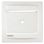 Купить 5TG5530-7WH (5TG55307WH, 5TG553O-7WH, 5TG553O7WH) IRIS COVER PLATE WITH FRAME FOR HOTELCARD SWITCH 1 MINUTE SWITCH OFF DELAY POLAR WHITE