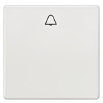 Купить 5TG6207 (5TG62O7) DELTA I-SYSTEM ТИТАНОВО-БЕЛЫЙ ВЫКЛЮЧАТЕЛЬ 1 КЛАВИША С СИМВОЛОМ ЗВОНОК 55X55MM