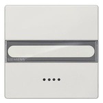 Купить 5TG7155 DELTA STYLE ТИТАНОВО-БЕЛЫЙВЫКЛЮЧАТЕЛЬ 1 КЛАВИША С ОКНОМ И ПОЛЕМ ДЛЯ НАДПИСИ 68Х68ММ