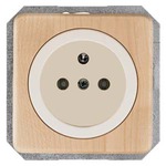 Купить 5UB1615 DELTA NATUR КЛЕН РОЗЕТКА SCHUKO 16A AC 250В C ЗАЩИТНЫМ КОНТАКТОМ C БЕЗРЕЗЬБОВЫМИ КОНТАКТНЫМИ ЗАЖИМАМИ ЭЛ.-МЕХ. ЧАСТЬ