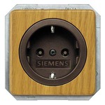 5UB1630 (5UB163O) DELTA NATUR СВЕТЛЫЙ ДУБ РОЗЕТКА SCHUKO 16A AC 250В C ЗАЩИТНЫМ КОНТАКТОМ  C БЕЗРЕЗЬБОВЫМИ КОНТАКТНЫМИ ЗАЖИМАМИ ЭЛ.-МЕХ.ЧАСТЬ