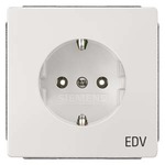 Купить 5UB1825 DELTA STYLE РОЗЕТКА SCHUKO 10/16A 250V С МАРКИРОВКОЙ EDV ТИТАНОВО-БЕЛЫЙ