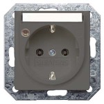 Купить 5UB1925 DELTA I-SYSTEM ЧЕРНЫЙ МЕТАЛЛИК РОЗЕТКА SCHUKO 10A DC/16А AC 250В C ЗАЩИТНЫМ КОНТАКТОМ  C БЕЗРЕЗЬБОВЫМИ КОНТАКТНЫМИ ЗАЖИМАМИ ЭЛ.-МЕХ.ЧАСТЬ
