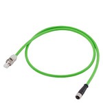 Купить 6FX5002-2DC30-1AC0 (6FX50022DC301AC0, 6FX5OO2-2DC3O-1ACO, 6FX5OO22DC3O1ACO) DRIVE-CLIQ CABLE TYPE: 6FX5002-2DC30 PREASSEMBLED FOR DIRECT MEASURING SYSTEM WITH 24 V CONNECTOR RJ45, IP20 AND MATING PLUG M12, IP67 MOTION CONNECT 500 UL/CSA, DESINA DMAX = 7.1 MM LENGTH (M)= 2