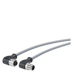 Купить 6XV1801-5GH50 (6XV18015GH50, 6XV18O1-5GH5O, 6XV18O15GH5O) POWER CONNECTING CABLE M12-90/M12-90 FOR POWER SUPPLY OF ET200, PREASSEMBLED CABLE W/ M12 CONNECT. AND M12 FEM. CONN., A CODED, 4 WIRE 5 M