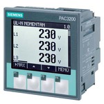 7KM2112-0BA00-2AA0 (7KM21120BA002AA0, 7KM2112-OBAOO-2AAO, 7KM2112OBAOO2AAO) Многофункциональное измерительное устройство SENTRON PAC3200, с ЖК дисплеем, размер панели 96x96 мм, напряжение питания 95 … 240 В АС, 110 … 340 В DC, измерительные входы Ue макс. 3 AC 690/400 В, Ie  /1 A или /5 A, клеммы для кабельных наконечников