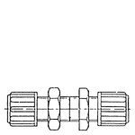 7MB1943-2DA18 (7MB19432DA18) Bulkhead union made of pvdf, for ptfe hose dn 4/6