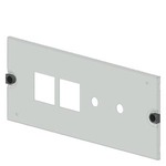 Купить 8PQ2020-6BA03 (8PQ20206BA03, 8PQ2O2O-6BAO3, 8PQ2O2O6BAO3) Крышка с вырезами: 2 измерителя, 2 выключателя 72X72/H200/W600