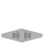 Купить 8PQ2308-8BA06 (8PQ23088BA06, 8PQ23O8-8BAO6, 8PQ23O88BAO6) Верхняя пластина для углового каркаса IP40/D800