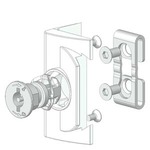 Купить 8PQ9400-0BA40 (8PQ94000BA40, 8PQ94OO-OBA4O, 8PQ94OOOBA4O) Рукоятка для 3MM 2-направленной блокир. Системы
