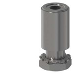 8WD4208-0EH (8WD42080EH, 8WD42O8-OEH, 8WD42O8OEH) АДАПТЕР ДЛЯ МОНТАЖА СВЕТОВОЙ КОЛОННЫ В ОТВЕРСТИЕ ПАНЕЛИ ШКАФА УПРАВЛЕНИЯ, РЕЗЬБА М18 С ФИКСИРУЮЩЕЙ ГАЙКОЙ