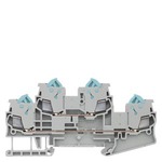 Купить 8WH3020-0AE00 (8WH30200AE00, 8WH3O2O-OAEOO, 8WH3O2OOAEOO) TWO-TIER TERMINAL WITH QUICK CONNECTION, SECTION: 0.25-1.5 MM2, WIDTH: 5.2 MM, COLOR: GRAY